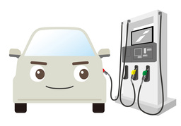 gas stationのイラスト